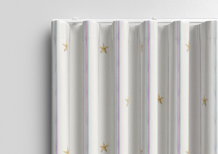 Merrily, Merry Stripy Violet - Made to Measure Curtains - Image 13